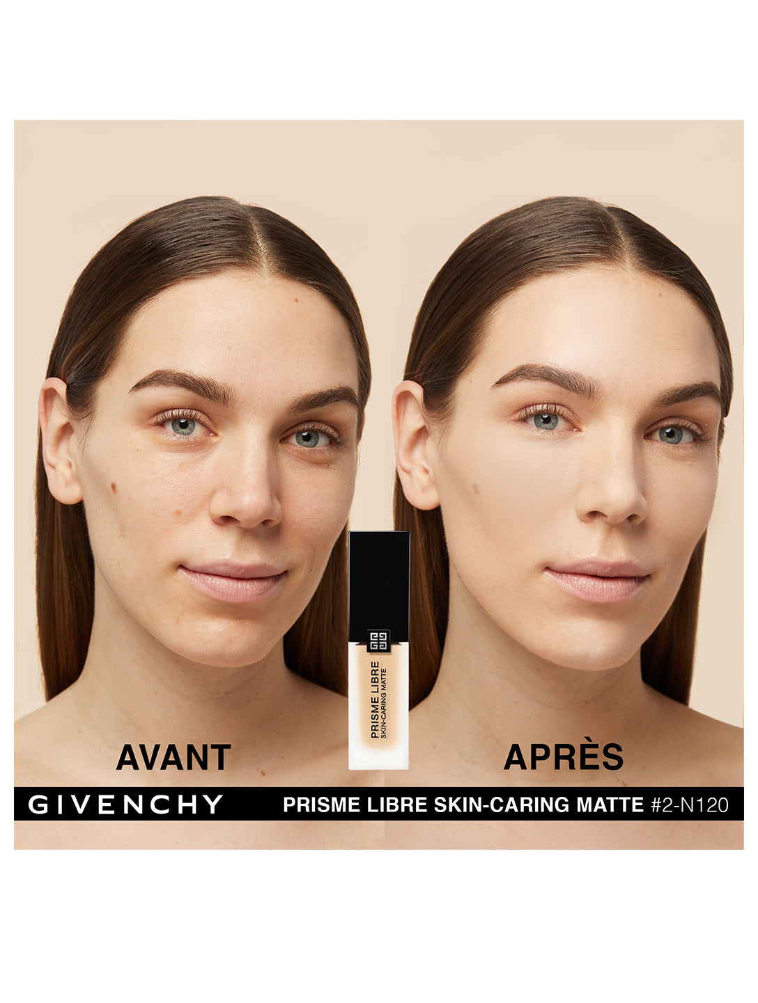 GIVENCHY Prisme Libre Skin-Caring Matte Foundation 2-N120 30ml