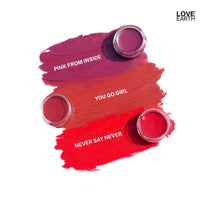 LOVE EARTH NEVER SAY NEVER MULTIPOT LIPS CHEEK EYELID CREAMY MATTE 8G