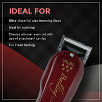 Wahl Professional Single Cut Clipper Full Head Balding Razor Close 0.4mm