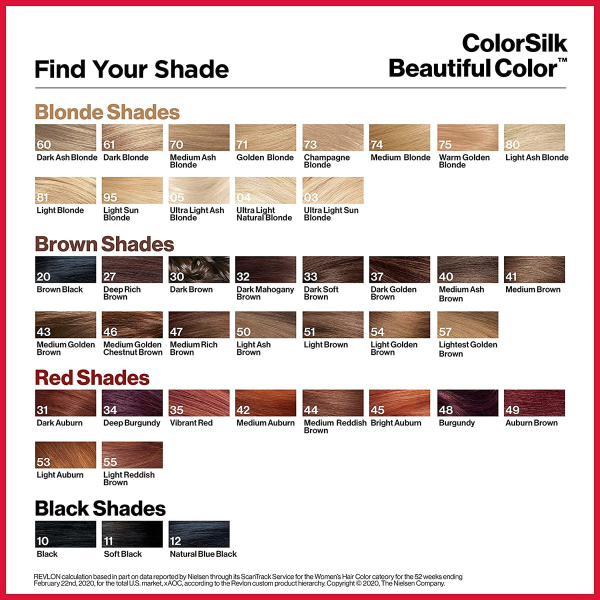 Revlon Colorsilk 3D Hair Color No Ammonia 41 Medium Brown