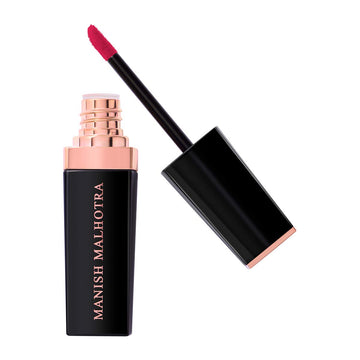 My Glam Manish Malhotra Beauty Liquid Matte Lipstick-Wild Queen (Red)-7 gm | Transfer-Proof, 8 Hr Long Lasting Lipstick | Enriched With Glycerin And Fatty Acids