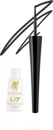 My Glamm Lit Glossy Liquid Eyeliner Black Party GE02