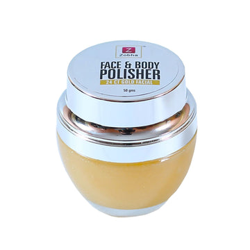 Zobha Face And Body Polisher 24Ct Pure Gold Gel 50g