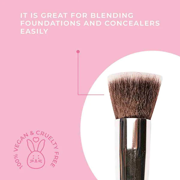 PRAUSH PROFESSIONAL FLAT TOP FOUNDATION KABUKI BRUSH P03