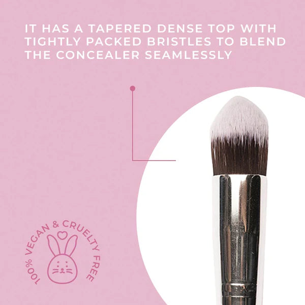 PRAUSH PROFESSIONAL DENSE TAPERED CONCEALER FOUNDATION BRUSH P20