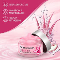 Faces Canada Pink Aloe Vera Overnight Replenish Gel 50g