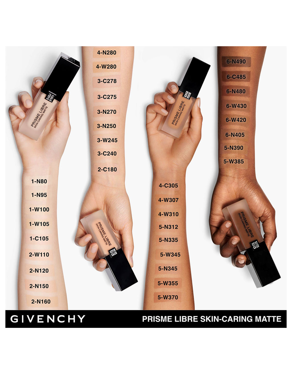 GIVENCHY Prisme Libre Skin-Caring Matte Foundation 4-W307