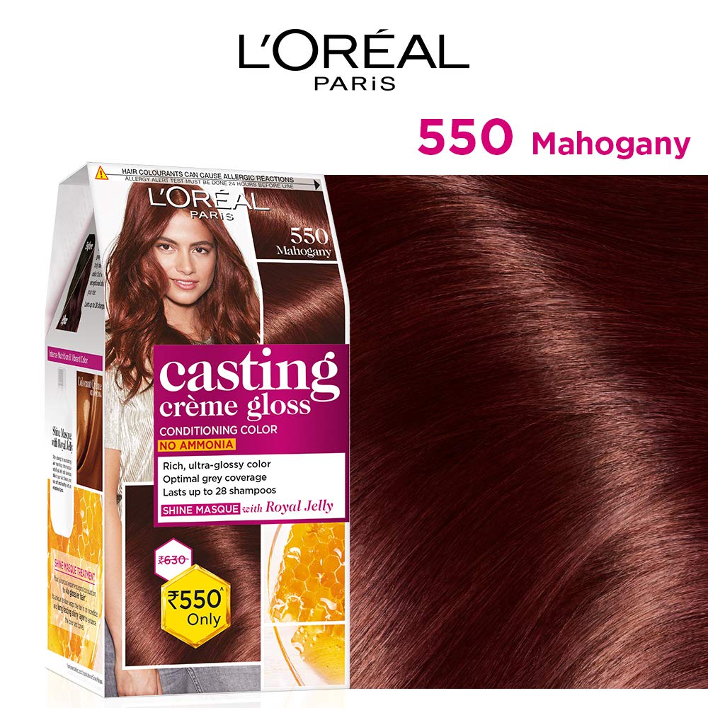 Loreal Paris Casting Creme Gloss Color 550 Mahogany87.5g+72ml