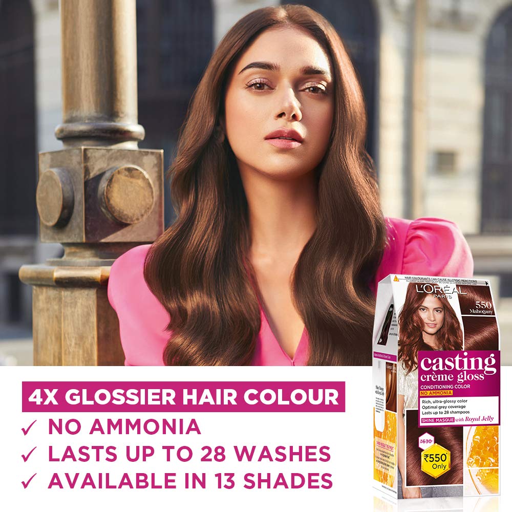 Loreal Paris Casting Creme Gloss Color 550 Mahogany87.5g+72ml