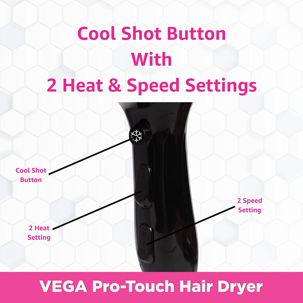 Vega Touch 1800-2000 Hair Dryer VHDP-02