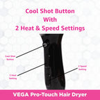 Vega Touch 1800-2000 Hair Dryer VHDP-02
