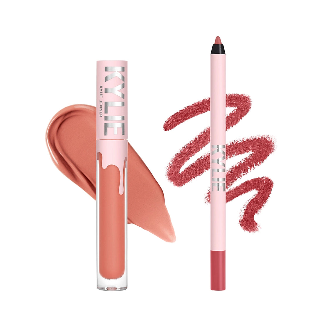 Kylie Jenner Matte Liquid Lipstick & Lip Liner 801 Queen Matte