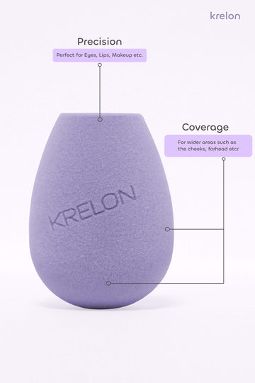 KRELON Crushh Micro fiber Beauty Velour Makeup Sponge