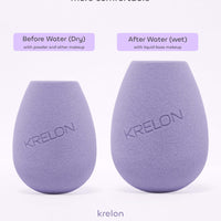 KRELON Crushh Micro fiber Beauty Velour Makeup Sponge