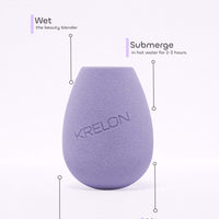 KRELON Crushh Micro fiber Beauty Velour Makeup Sponge