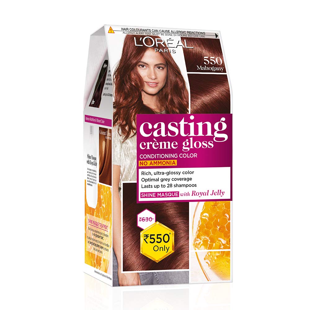Loreal Paris Casting Creme Gloss Color 550 Mahogany87.5g+72ml