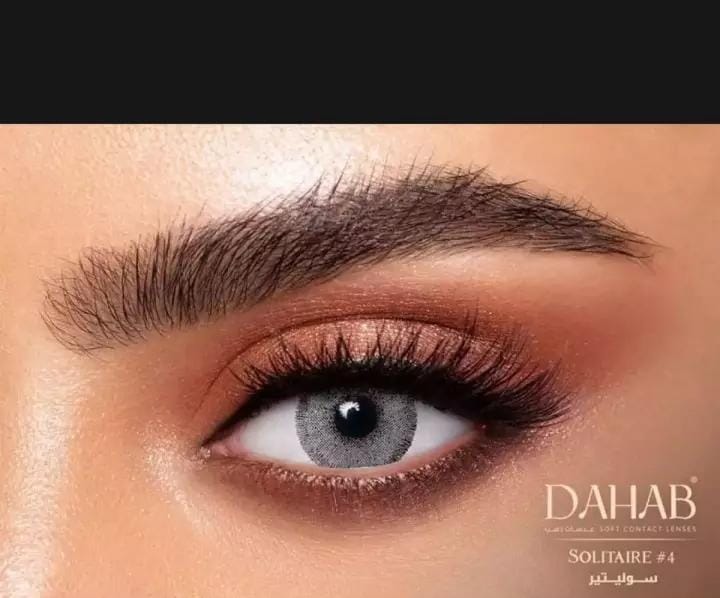 Dahab 10Ea Soft Contact Lenses Lumirere Hazel, Solitaire, Sabrin Gray Green, Sky, Cat Eye SPH  0.00