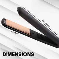 IKONIC Simply Straight Hair Straightener, Black