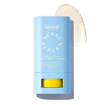 Supergoop Sunny screen 100% Mineral Stick SPF-50  Face & Body Sunscreen for Babies & Kids 19.8gm