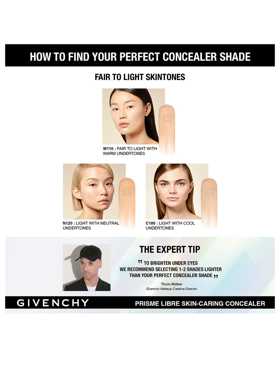GIVENCHY Prisme Libre Skin-Caring 24H Hydrating & Correcting Multi-Use Concealer-W110 ( 11ml  )