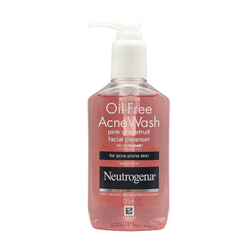 Neutrogena Oil Free Acne Face Wash Pink Grapefruit Facial Cleanser 175ml