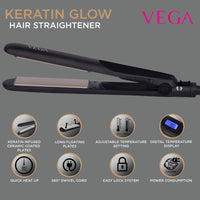 Vega Keratin Glow Hair Straightrner VHSH-21