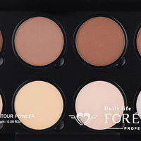 Forever52 Intensity 8 Color Highlighter &amp; Contour Powder Palette