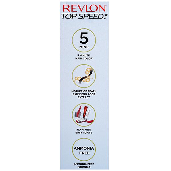 Revlon Top Speed Hair Color Natural Black 70 (Free Revlon Touch &amp; Glow Spf 30 Sun Care Lotion 50 ml) (40 g + 40 g + 15 ml)