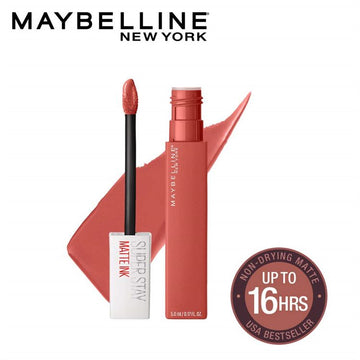 Maybelline New York Super Stay Matte Ink Liquid Lipstick, 130 Self Starter, 5ml