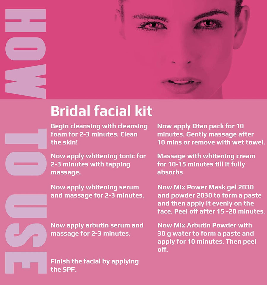 O3+ Professional Briadl Facial Kit Radiant &amp; Glowing Skin Single Use ..