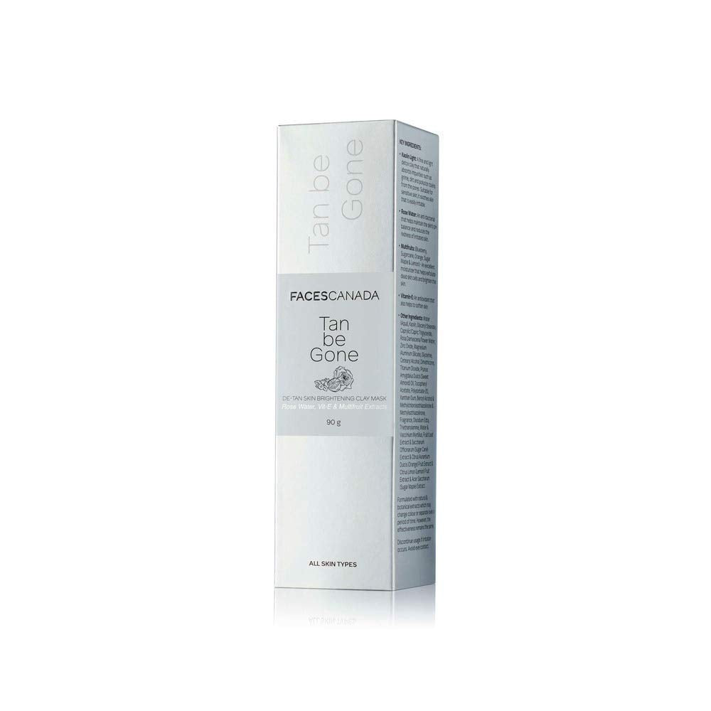 Faces Canada Tan B Gone De Tan Skin Brightening Clay Mask 90g