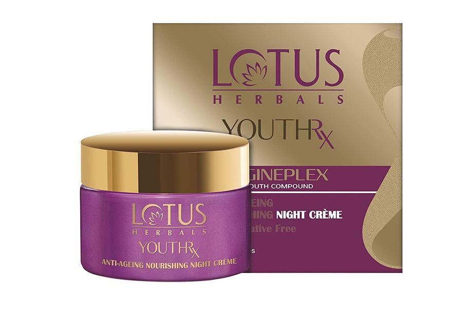 Lotus Herbals Gineplex Youth Compound Anti Ageing Nourishing Cream Preservative Free 50g