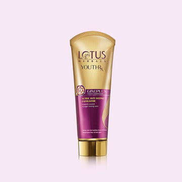 Lotus Herbals YouthRx Anti Ageing Exfoliator, Boosts Radiance For Smoother And Firmer Skin, 100g