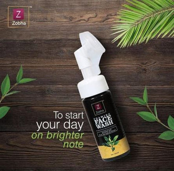 Zobha Foaming Facewash  Acne Minimizer For Oily To Acne Prone Skin (Pure Tea Tree Oil Extract) 150ml