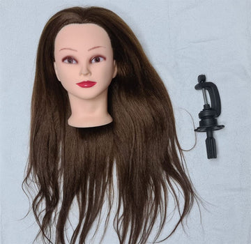 Hair Styling Dummy Heat Resistant With Table Stand