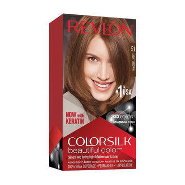 Revlon Colorsilk 3D Hair Color No Ammonia 51 Light Brown