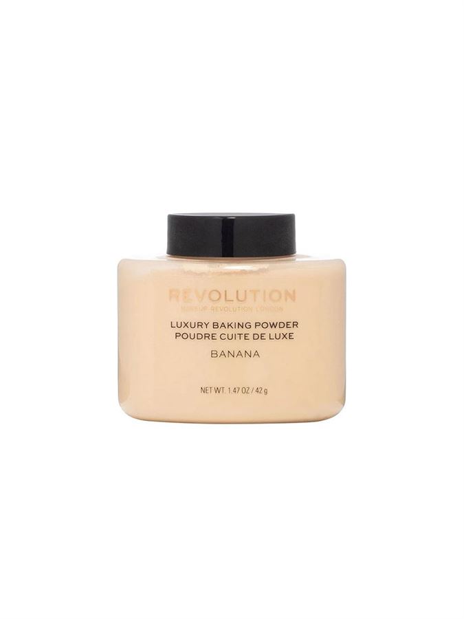 Revolution Makeup Luxury Baking Powder Banana  (Loose Powder) 42g