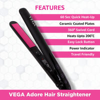 Vega Adore Hair Straightener VHSH-18