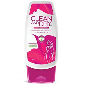 Clean And Dry Feminine Intimate Wash Aloe&amp;Mint 189ml