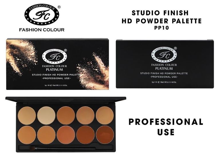 Fashion colour Fc Studio Finish HD Powder Palette PP10