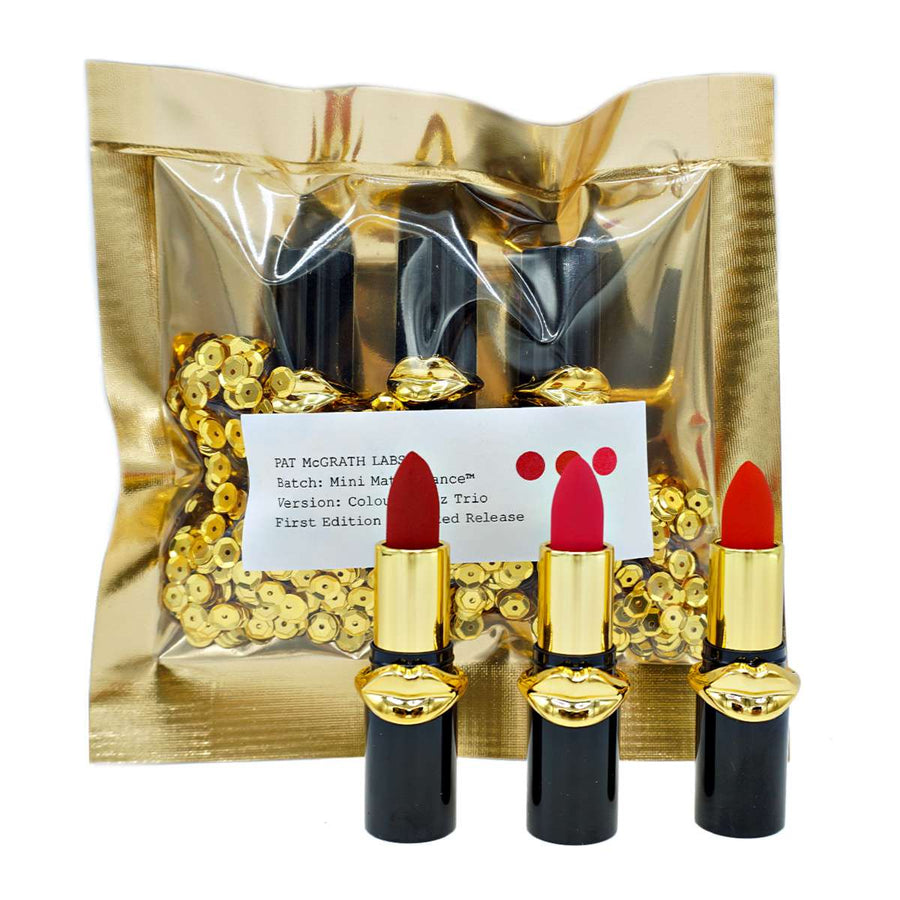 Pat Mcgrath Labs Mini Mattetrance Lipstick Colour Blitz Trio Limited Release