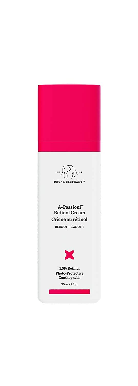 Drunk Elephant A-Passioni Retinol Anti-Wrinkle Cream. Brightening, Restorative and Vegan Face Cream with Vitamin F. 30 ml