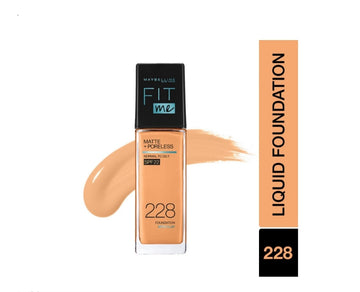 Maybelline New York Fit Me Matte+Poreless Liquid Foundation SPF 22 With Clay 228