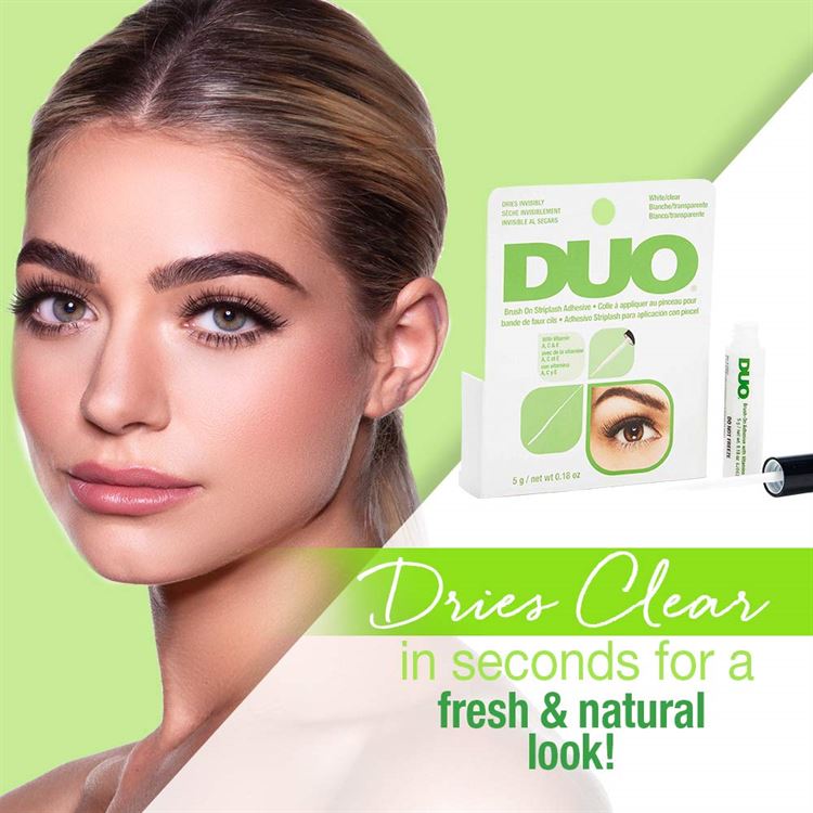 Duo Brush On Lash Adhesive GR  with Vitamins A C &amp; E Clear 0.18 oz