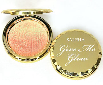 Saleha Give Me Glow Illuminating Powder  Pretty In Peach 8.5g