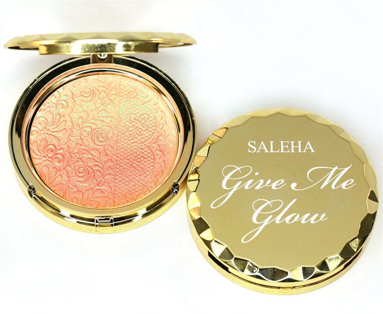 Saleha Give Me Glow Illuminating Powder  Pretty In Peach 8.5g