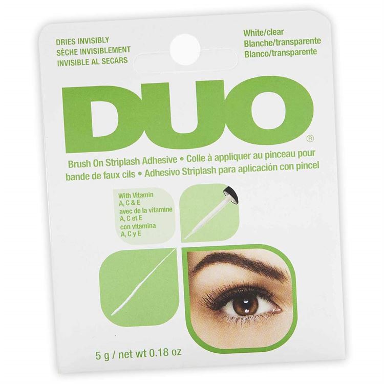 Duo Brush On Lash Adhesive GR  with Vitamins A C &amp; E Clear 0.18 oz