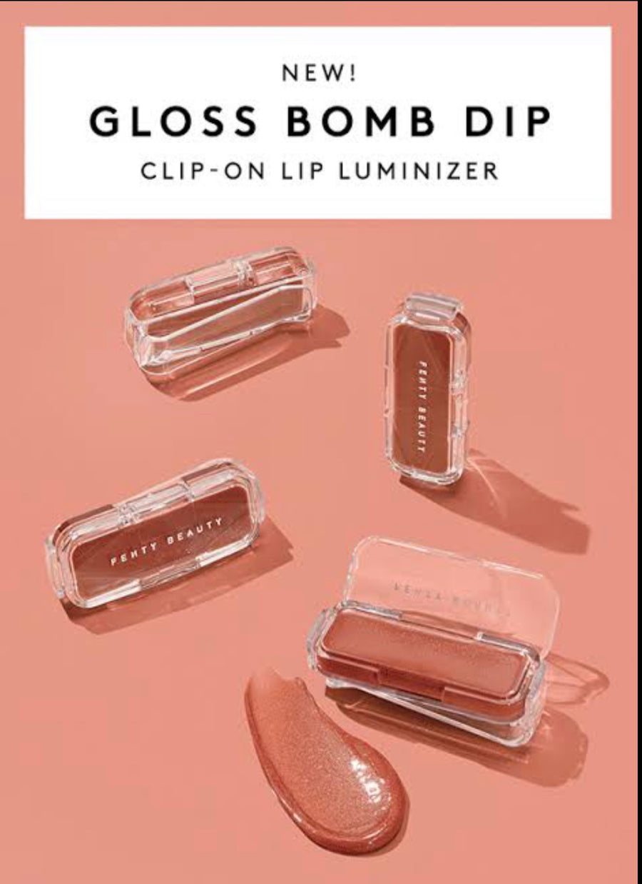 Fenty Beauty Gloss Bomb Dip Clip On Lip Luminizer Fenty Glow 6g