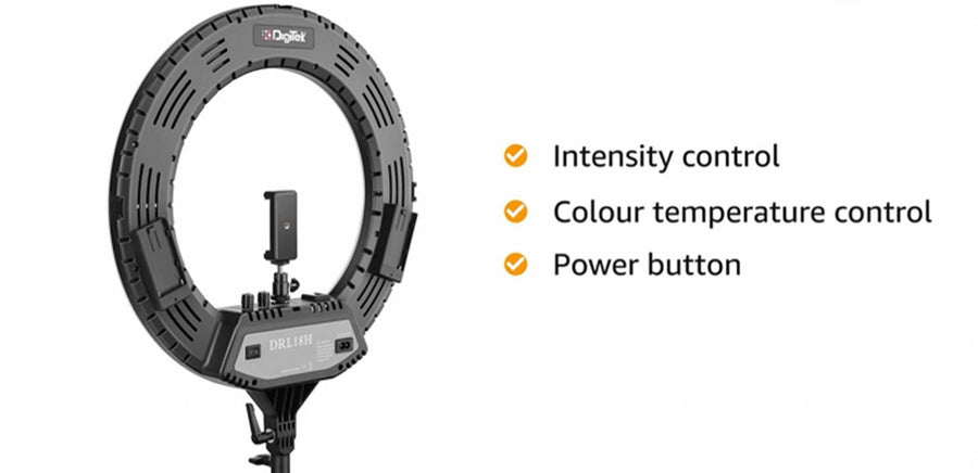 Digitek Ring Led Light 18" With Stand