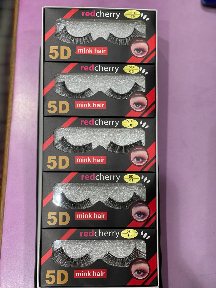 Red Cherry 5d Eye Lash 10 Pcs